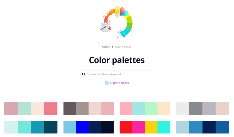 انتخاب رنگ مناسب در طراحی سایت